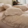 Conjunto de Roupa de Cama Americano de Quatro Peças Modelo Novo 2026 Capa de Edredom para Todas as Estações Conjunto de Lençol de Dormitório Conjunto Simples de Roupa de Cama