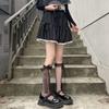 Calcetines de encaje con lazo para mujer, medias de red huecas con lazo y lazo, estilo Lolita