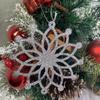 Decoração de Natal Pingente de Plástico Árvore de Natal Dourado Oco Brilhante Decoração Casa Decorações de Natal Enfeites para Pendurar
