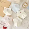 Calcetines para Niños Azules Blancos Rosas Verano Estilo Delgado Calcetines Cortos para Niños Estilo Coreano Dibujos Animados Malla Transpirable Lindos Calcetines Tobilleros Estilo Nuevo