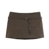 Fabricante de ropa de mujer transfronterizo al por mayor otoño 2026 nuevo estilo europeo y americano moderno sexy versátil falda-pantalón con cinturón