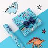 Papel de Regalo de Cumpleaños para Niños de Venta Caliente Transfronterizo, Papel de Regalo de Dibujos Animados, Papel para Cubierta de Libro de Juguete de Animales Lindos, Listo para Entrega