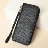 Carteira Versátil de Couro Genuíno Moda Slot para Cartão Multifuncional Clutch Porta-Moedas Mais Vendido Coleção Slot para Cartão Atacado