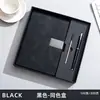 Caixa de Presente Personalizada para Caderno Conjunto Caderno A5 Executivo com Capa de Couro Macio Caderno de Alto Valor com Logotipo Personalizado