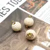 Novo Botão de Bola de Madeira Gravada Estilo Chinês Botão de Contas de Madeira Vestuário Estilo Nacional Cheongsam Fivela Decorativa Acessórios para Joias DIY
