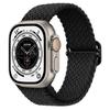 Nuevo Modelo Adecuado para Correa de Apple Watch Apple Iwatch11 Versión Arcoíris Correa Tejida Correa de Nailon Ajustable