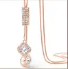 Cadena Larga para Suéter, Collar de Lujo Ligero y de Alta Gama para Mujer, Accesorio de Borla Moderno y Versátil, Colgante Simple de Perla que No se Desvanece