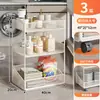 Prateleira de Armazenamento para Banheiro, Prateleira de Armazenamento de Detergente para Roupa Lateral de Máquina de Lavar na Varanda, Prateleira Organizadora em Camadas Móvel para Banheiro e Vaso Sanitário