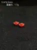 Accesorios de Arena Roja, Cuentas Hechas a Mano de Alta Calidad para DIY, Cuentas para Pulsera de Cinabrio Genuino, Accesorios Pequeños, Cuentas Sueltas al por Mayor