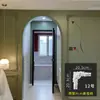 Línea de PU Esquina Curva Francesa Flor Sofá de Sala de Estar Fondo de TV Pared Techo Decoración Línea de Yeso Imitación Recubrimiento en Polvo