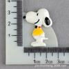 Pasador Materiales Hechos a Mano Accesorios de Resina de Dibujos Animados Clip Bb al por Mayor Accesorios para el Cabello de Snoopy Accesorios para Joyería DIY Bebé