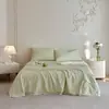 Juego de 4 piezas de colcha de verano Lenzing Tencel de 60 unidades, colcha bordada de soja, colcha para aire acondicionado, colcha de Lyocell austriaco de enfriamiento de verano, regalo