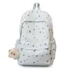 Mochilas de Aspecto Elegante para Estudiantes de Secundaria y Universidad, Mochilas Versátiles Casuales de Estilo Coreano Ins Dulce para Mujer con Gran Capacidad