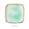 Estilo Japonés Pintado Desenfocado Paleta Arte de Uñas Herramienta de Cristal Shell Esmalte de Uñas Pegamento Resina Ágata Decoración Paleta
