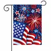 Amazon transfronterizo celebra el 250º Día de la Independencia de América bandera de jardín tela de águila decoración colgante para patio bandera