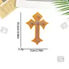 Colgante de cruz de vidrio vintage de moda con parche de bordado de diamantes para reparar agujeros en bolsos y ropa, accesorio de ropa para manualidades