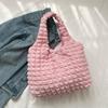Bolso de hombro Cloud Puff, elegante, fresco, de gran capacidad, estilo japonés para chicas, con almohadilla de burbujas, estilo coreano, bolso de mano para uso diario y todo tipo de combinaciones.