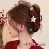 Pinza para el pelo de alta gama estilo coreano, pinza para el pelo de color block de dibujos animados para la parte trasera de la cabeza, pinza de tiburón grande versátil 2026 nueva para mujer