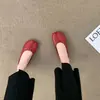 Zapatos casuales para mujer, nuevo estilo, puntera dividida, planos, lunares, sin cordones, piel suave, suela suave, talla 35-42, talla grande