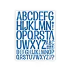 Pegatinas de Letras de 1+ 2 pulgadas Vinilo Impermeables Autoadhesivas Regalo Diario Pegatinas de Letras