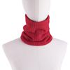 Cuello de punto de invierno, cuello cálido para exteriores, color sólido, para hombre y mujer, doble jersey, bufanda de terciopelo, exclusivo transfronterizo