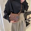 Bolsa Pequena Feminina Estilo Coreano 2023 Nova Verão Simples Kaqitong Bolsa de Ombro Feminina Textura Transversal Pequena Quadrada