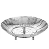 Estante Plegable para Cocinar al Vapor de Acero Inoxidable al por Mayor Bandeja Telescópica para Escurrir Fruta Vaporera Multifuncional Impermeable para Tamales Rejilla para Cocinar al Vapor