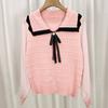 Top con Cuello de Muñeca para Mujer Primavera y Otoño Transfronterizo Nuevo de Moda Estilo Coreano Holgado y Suave Suéter de Punto Manga Larga Moda Camiseta Interior