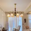 [Transfronterizo] Lámpara Colgante Natural Ajustable para Mesita de Noche Inspirada en el Estilo, Simple y Elegante, Lámpara Colgante Pequeña de Mármol de Alta Gama, Dormitorio de Lujo Sencillo