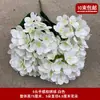 Decoração de Casamento com Flores Brancas, Peônias, Phalaenopsis, Rosas, Arranjos Florais de Teto e Arranjos Florais Pretos para o Salão de Casamento