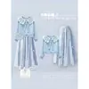 Traje Vestido de Primavera y Otoño 2026, Estilo Dulce y Lindo, Conjunto de Dos Piezas con Top de Manga Larga y Falda de Moño a la Moda Femenina