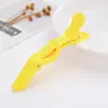 Pinza para el pelo de peluquería, pinza de cocodrilo, pinza de partición con forma de pico de pato coreano, pinza de resorte para el pelo, pinza grande, accesorios para el cabello
