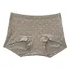 Ropa Interior de Algodón Puro para Mujer 10A Antibacteriana Algodón Completo Entrepierna Extendida Tipo Boxer Briefs Algodón de Bebé Floral Talla Grande para Mujer Boxer Briefs
