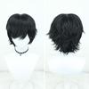 Peruca Cos Universal Estilo Curto Cachos Inversos Rosto Cabelo Ondulado Tipo Milho Sedoso Perm Curvado Cabelo Curto Atacado de Fábrica