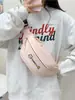 Nova Bolsa de Ciclismo, Bolsa de Ombro Esportiva Feminina, Popular Bolsa de Cintura com Bordado de Gato de Grande Capacidade, Mochila Casual para Celular, Bolsa de Peito