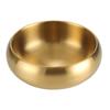 Tazón de acero inoxidable 304 estilo coreano tazón para arroz tazón dorado para sopa tazón para kimchi tazón para barbacoa tazón para cocinar plato para mojar