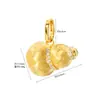 Prata de Lei 925 Novo Estilo Chinês Dourado Trançado Escovado Pingente de Cabaça Fecho Universal Feminino Retro Luxo Leve Nicho Acessórios Atacado