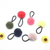 Acessórios de cabelo coreanos cocar corda Korean multi-color imitação bola de pelo de coelho anel de cabelo fabricantes atacado Taobao explosões cocar