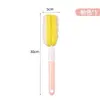 Cepillo para tazas de mango largo, cepillo limpiador de tazas para uso doméstico, cepillo para botellas desmontable, cepillo para tazas de agua para limpieza y eliminación de manchas, cepillo de esponja
