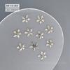 Nuevo Arte de Uñas Zircón Flor de Hielo Zircón en Forma de Mariposa Pila de Diamantes Joyería Super Flash Tridimensional Usar Material para Uñas Joyería