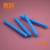 S7795 Azul Dez Hastes Plásticas Tira Plástica Tecnologia Peças de Bloco de Construção Haste Quadrada Versão Atualizada