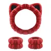 Amazon transfronterizo orejas de gato lindas diadema para el pelo lavado de cara pulsera para la muñeca femenina pulsera impermeable para la máscara pulsera para el pelo pulsera para la muñeca