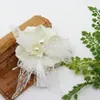 0375 direto da fábrica lindo tecido coreano para mulheres com fita de pérola adorno de cabeça cor completo corsage chapéu sapatos