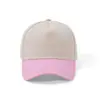 Gorra Lisa Transfronteriza con Bordado de Logo, Gorra de Béisbol de Algodón de Alta Calidad con Visera Rígida, Color Sólido, Gorra de Pico en Stock