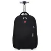 Mochila de Viagem Transfronteiriça com Rodinhas Bolsa de Carrinho Grande Capacidade Viagem Negócios Bolsa para Computador Bolsa de Estudante Mochila de Carrinho