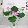 Flores de Loto Simuladas, Hojas de Loto Falsas para Estanques, Nenúfares para Paisajismo, Decoración para Acuarios, Accesorios para Espectáculos de Danza, Flores Artificiales de Alta Gama