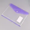 [Exclusivo Transfronterizo] Bolsa de Documentos A4 Estéreo de 11 Orificios Transparente Esmerilada Bolsa para Exámenes de Estudiante Bolsa de Almacenamiento Amazon