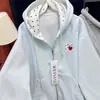 Sudadera con capucha de punto retro americano de lunares y orejas de gato para mujer, nueva chaqueta casual estilo universitario para primavera y otoño 2026, moderna