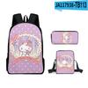 3D Nuevo HelloKitty Dibujo Animado Lindo Sanrio Hello Kitty Mochila Escolar Bolso de Hombro Estuche para Lápices Mochila