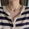 Collar de ágata roja natural con frijol enamorado para mujer, cuentas redondas simples rojas de Año Nuevo, cadena de clavícula de cuentas de la suerte, ajustable de alto grado